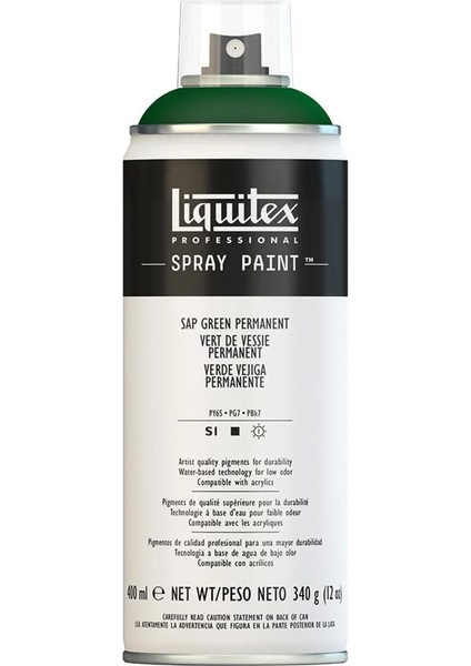 Professional Akrilik Sprey Boya 400 ml Sap Green Permanent 315 S1