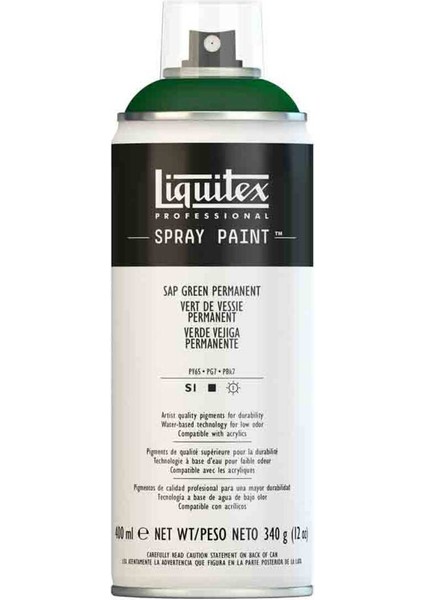 Professional Akrilik Sprey Boya 400 ml Sap Green Permanent 315 S1