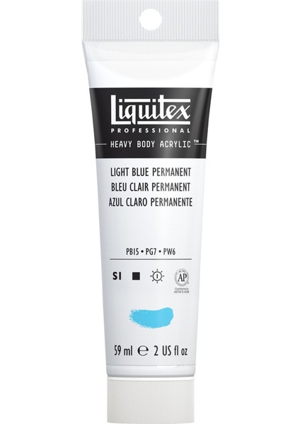 Professional Heavy Body Akrilik Boya 59 ml Light Blue Permanent 770 S1 modelleri