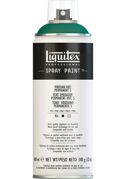 Professional Akrilik Sprey Boya 400 ml Viridian Hue Permanent 5 5398 S1