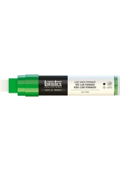 Professional Akrilik Markör Kesik Uç 15 mm Light Green Permanent 312