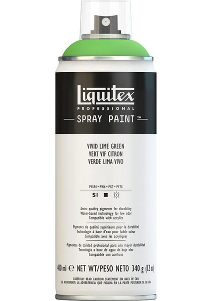 Professional Akrilik Sprey Boya 400 ml Vivid Lime Green 740