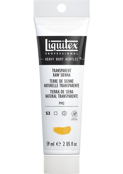 Professional Heavy Body Akrilik Boya 59 ml Transparent Raw Sienna 332 S3 modelleri