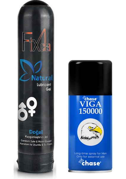 Fixcla 125 ml Su Bazlı Kayganlaştırıcı Set