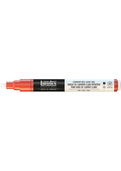 Professional Akrilik Markör Ince Uç 2 mm Cadmium Red Light Hue 510