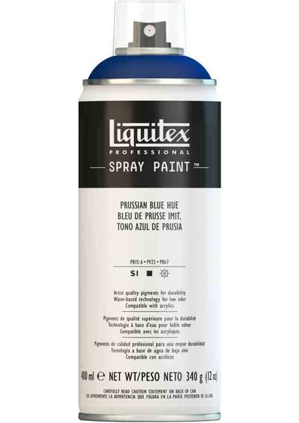 Professional Akrilik Sprey Boya 400 ml Prussian Blue Hue 320 S1