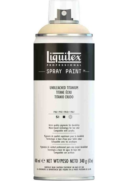 Professional Akrilik Sprey Boya 400 ml Unbleached Titanium 434 S1