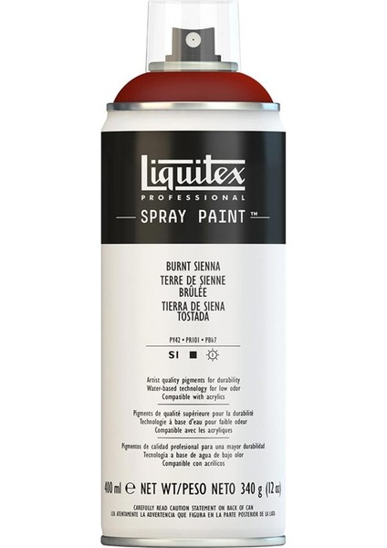Professional Akrilik Sprey Boya 400 ml Burnt Sienna 127 S1