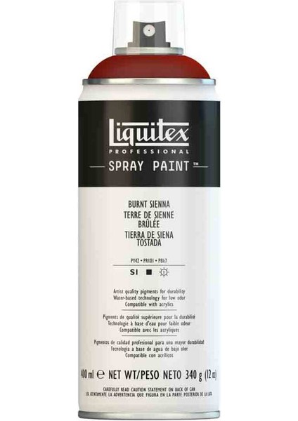 Professional Akrilik Sprey Boya 400 ml Burnt Sienna 127 S1