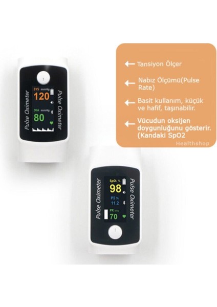Parmaktan Tansiyon Aleti ve Pulse Oksimetre BM1300