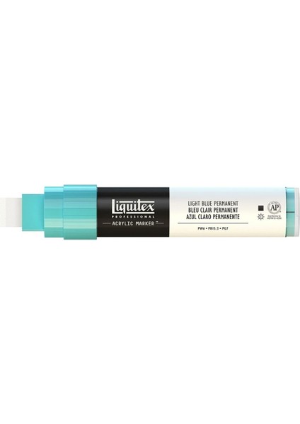 Professional Akrilik Markör Kesik Uç 15 mm Light Blue Permanent 770