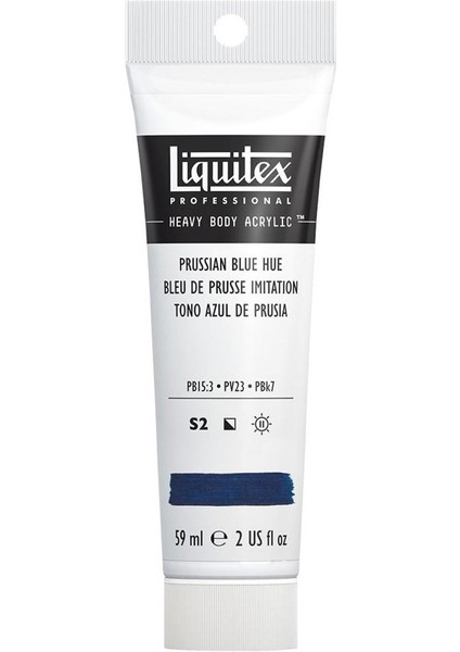 Professional Heavy Body Akrilik Boya 59 ml Prussian Blue Hue 320 S2