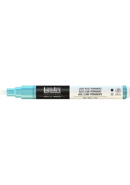 Professional Akrilik Markör Ince Uç 2 mm Light Blue Permanent 770