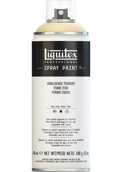 Professional Akrilik Sprey Boya 400 ml Unbleached Titanium 434 S1