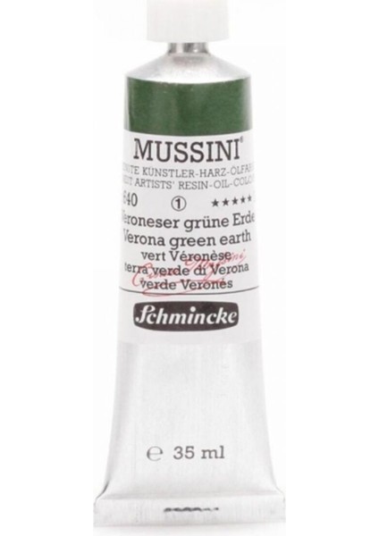 Mussini Yağlı Boya 35 ml Verona Green Earth 640 S.1