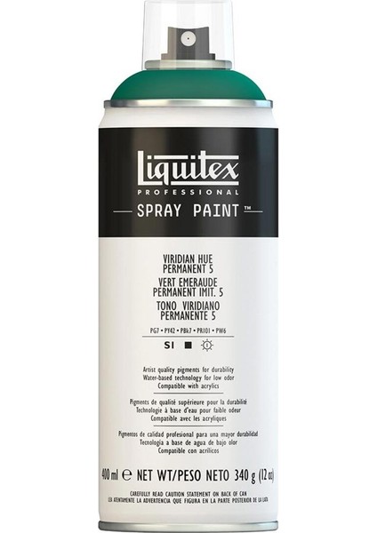 Professional Akrilik Sprey Boya 400 ml Viridian Hue Permanent 5 5398 S1