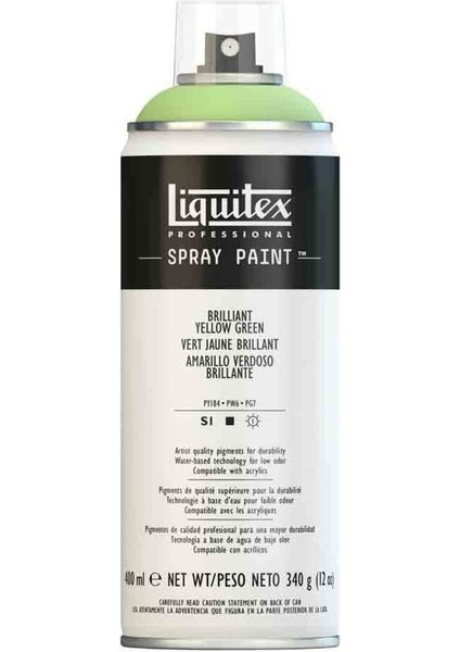 Professional Akrilik Sprey Boya 400 ml Brilliant Yellow Green 840