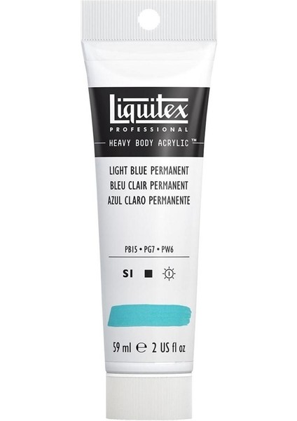 Professional Heavy Body Akrilik Boya 59 ml Light Blue Permanent 770 S1