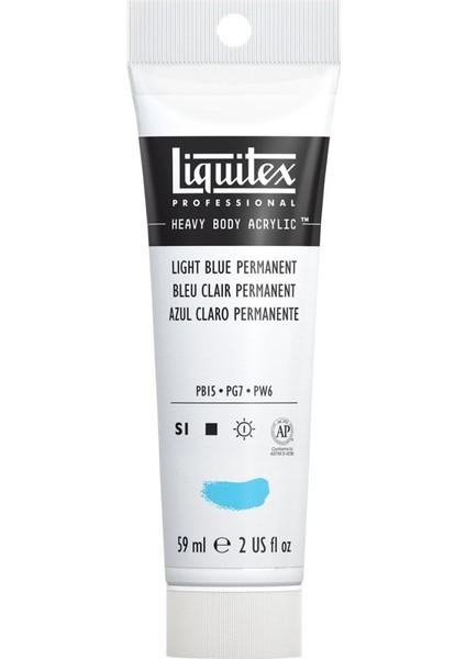 Professional Heavy Body Akrilik Boya 59 ml Light Blue Permanent 770 S1