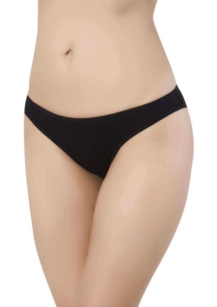 10 Adet Süper Eko Set Likralı Kadın Slip Külot Siyah Kırmızı