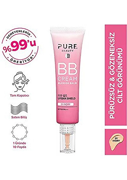 Bb Krem SPF50 Pa+++ Ivory 30 ml