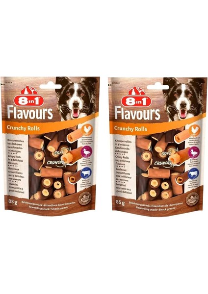 Flavours Crunchy Rolls Köpek Ödülü 85 gr x 2 Adet