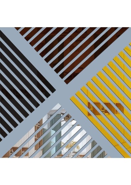 Aynalı Pleksi Şerit Çıta (2X244CM) 5'li Paket Altın Aynalı Pleksi Dekorasyon Ürünü fırsatları