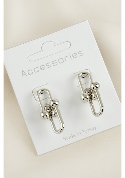 Tfny Yeni Sezon Metal Küpe