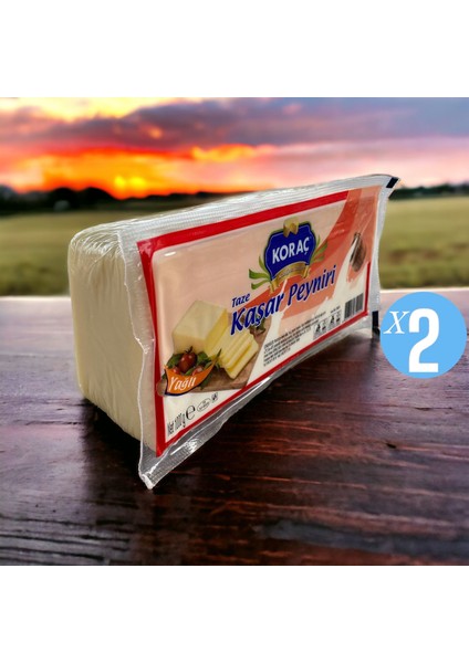 Taze Kaşar Peyniri1000GRX2ADETBIRLIK