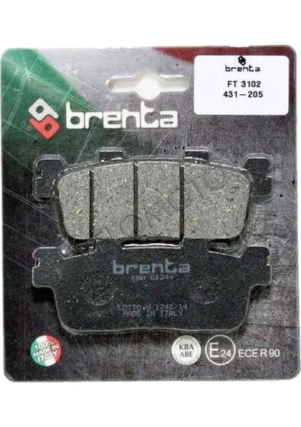 x Max 400 Brenta Ön Fren Balatası