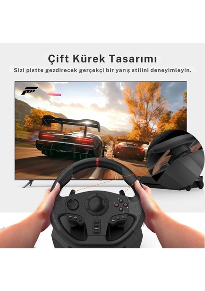 Pxn V900 Gaming Racing Wheel Oyuncu Direksiyonu