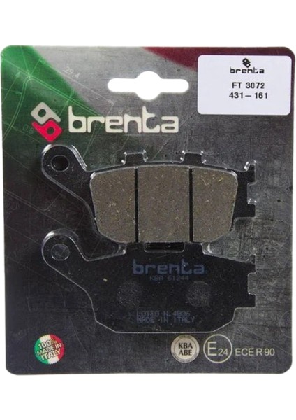 Mt-07 Brenta Arka Fren Balatası