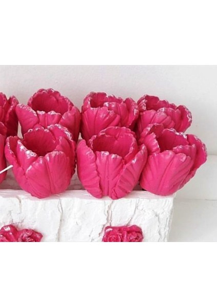 Mini Lale Üç Boyutlu Çiçek Silikon Kalıp K-634 fırsatları
