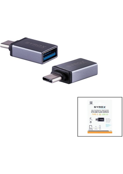 Type-C To USB Otg Dönüştürücü 3.0A