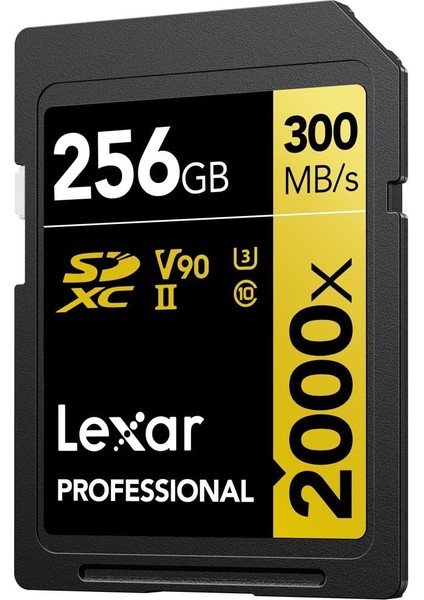 256GB Lexar® Professional 2000X Sdxc™ Uhs-Iı Cards, - LSD2000256G-BNNNG