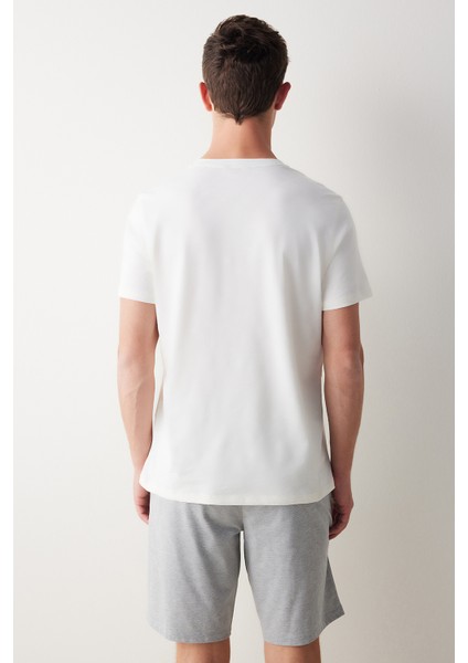 Erkek Cosy Çok Renkli Şort Pijama Takımı fırsatları