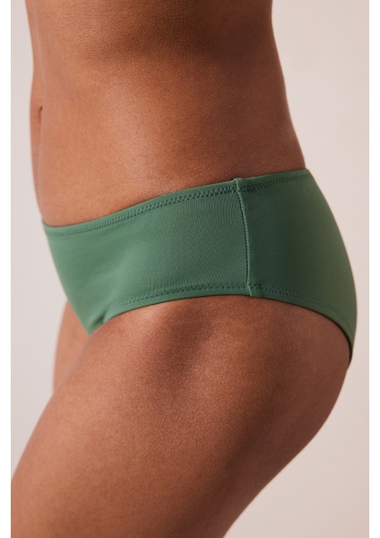 Basic Hipster Yeşil Bikini Altı