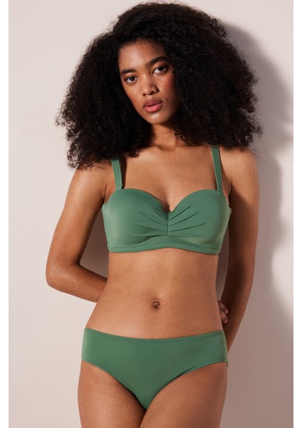Basic Hipster Yeşil Bikini Altı