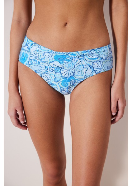 Mavi Shell Wrappy Bikini Altı
