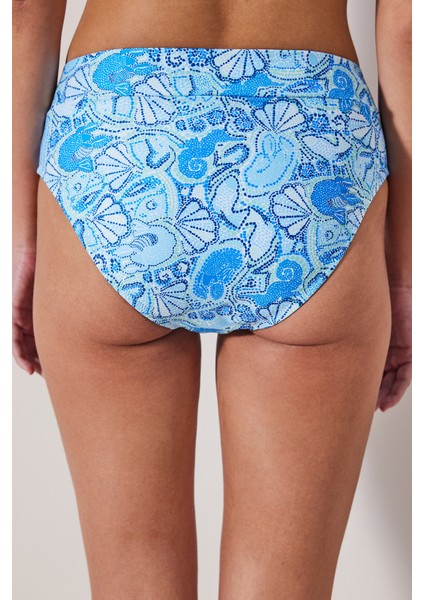 Mavi Shell Wrappy Bikini Altı