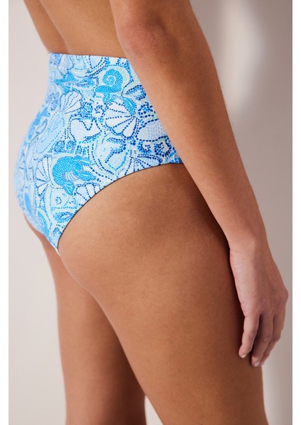 Mavi Shell Wrappy Bikini Altı