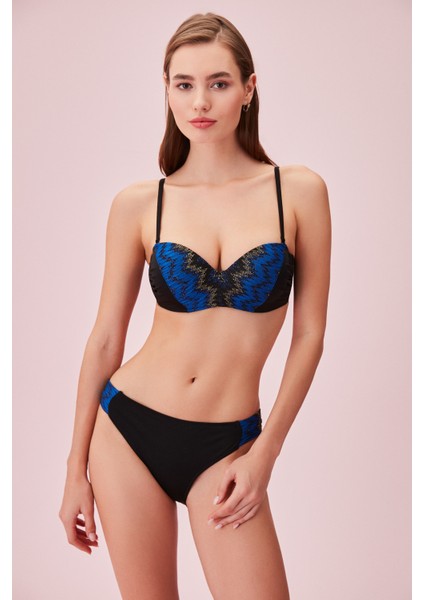 Detaylı Straplez Bikini Üst