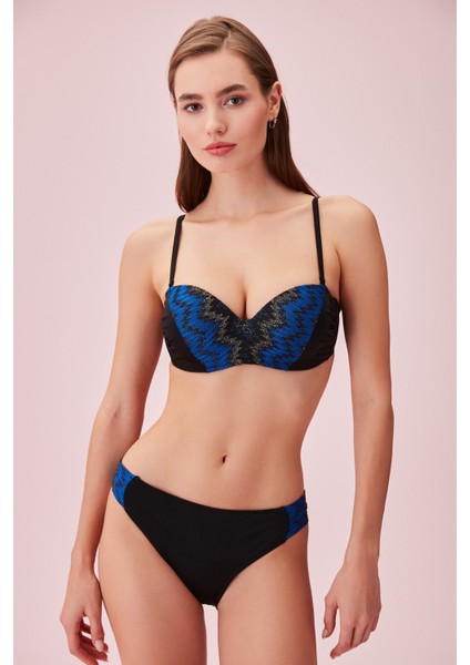 Detaylı Straplez Bikini Üst