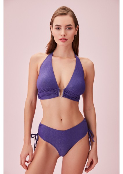 Detaylı Parlak Bikini Üst fiyatları