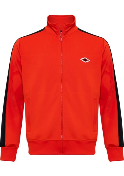 Erkek Beyaz Yarım Balıkçı Yaka Ceket Sweatshirt Umbro Vıew Jacket FC-0203