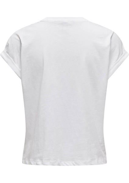 Kadın T-Shirt Beyaz 15320665 Onldorıs Lıfe S/s Bow Top modelleri