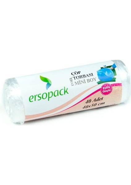 Evsel Mini Çöp Torbası 40x50 cm 40'lı x 6 Rulo
