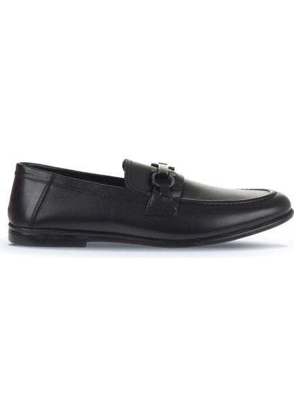 Siyah Deri Erkek Loafer 21ma413