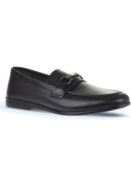 Siyah Deri Erkek Loafer 21ma413