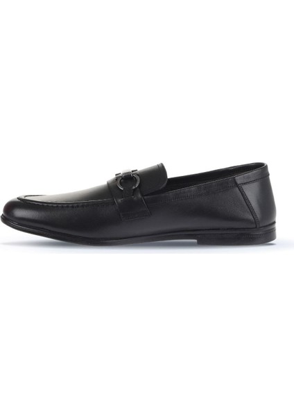 Siyah Deri Erkek Loafer 21ma413